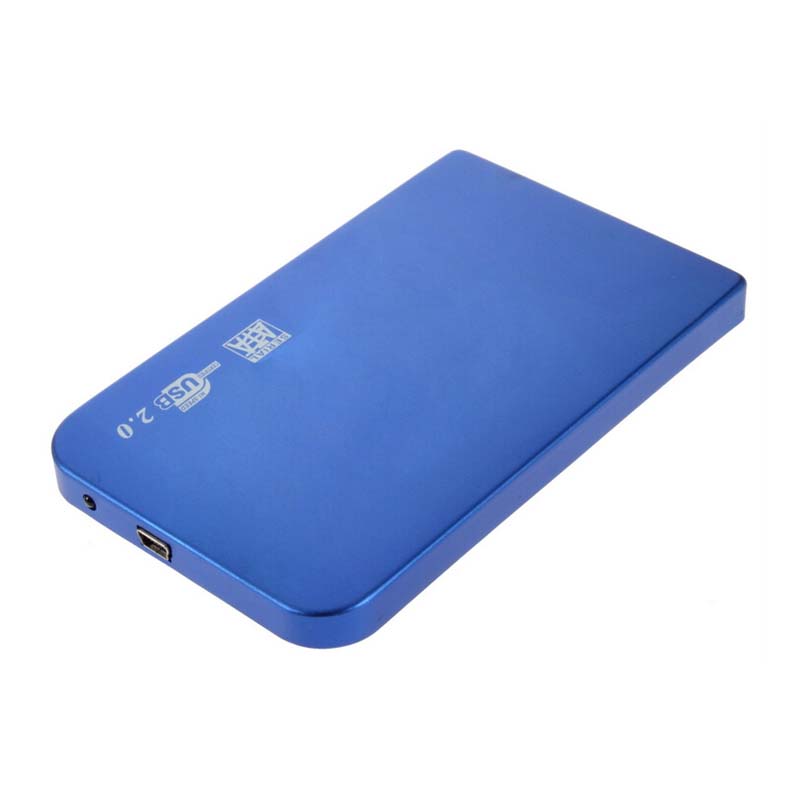 Slim USB 2.0 SATA 2.5 inch inch HDD Hard Drive Enclosure External Hard Disk Drive Case support 1TB